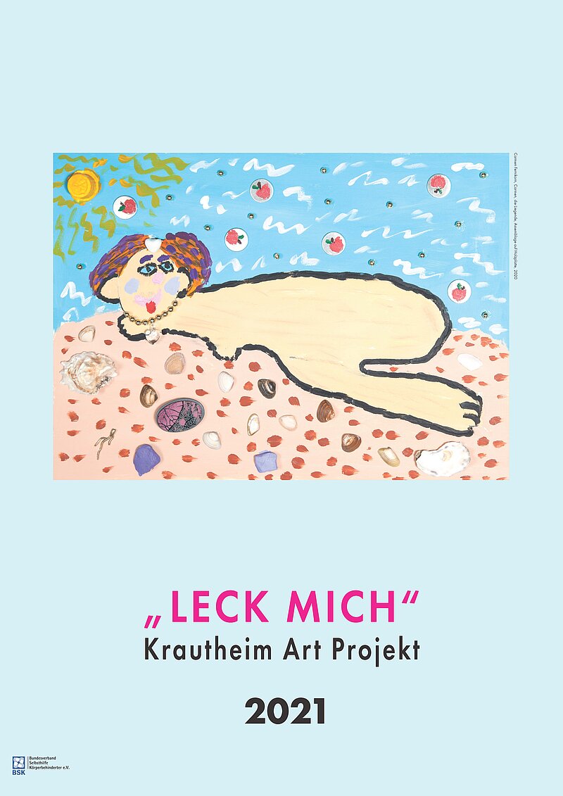 Deckblatt des Leck mich Kunstkalenders 2021